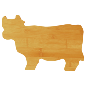 Cow Cutting Board-Personalized-Bamboo
