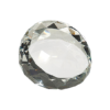 Round Crystal Facet Paperweight
