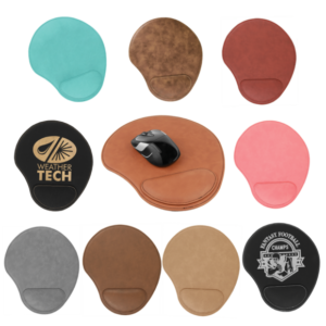 Personalized Mouse Pads | Faux Leather, Choice of Color