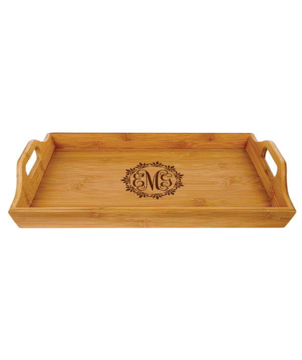 Personalized Bamboo Serving Tray