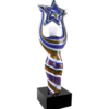 Glass Figure with Star Award