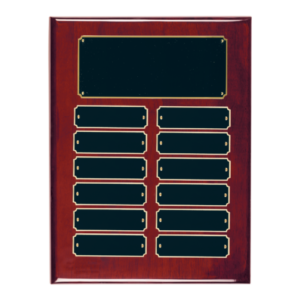 Unique Perpetual Plaques | Rosewood Piano Finish, Choice of Size