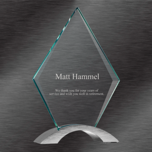 Achievement Award | Cosmic Diamond Glass Award