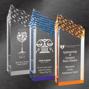 Outstanding Recognition Award | Riptide Acrylic | Choice of Color