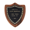 Shield Plaque | American Walnut Personalized Plaques