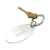 Keychains for Women | Personalized Metal Keychains, Oval