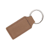Dark Brown Rectangle Keychain