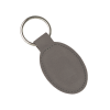 Gray Oval Keychain