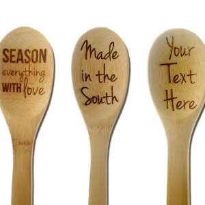 Kitchen Gift Ideas - engraved wooden spoons