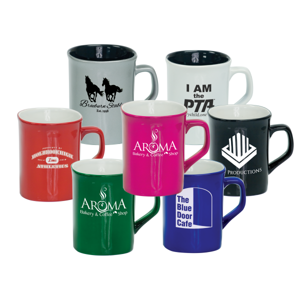 Personalized Ceramic Coffee Mugs with Handle