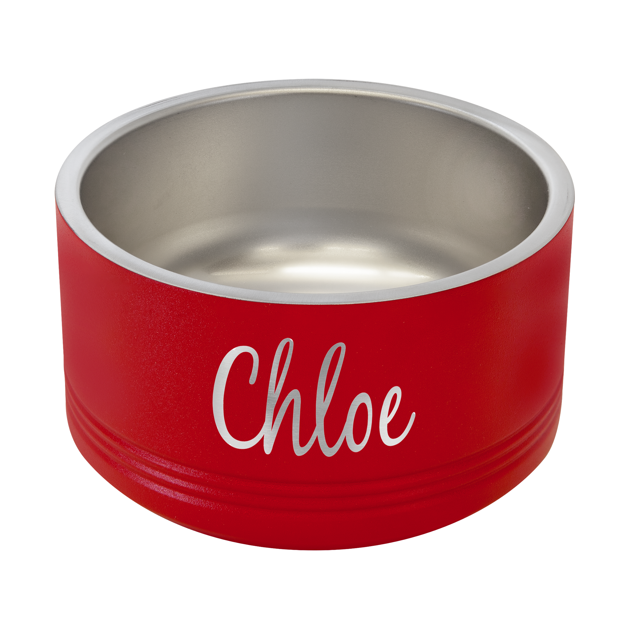 Personalized Dog Bowl Red 18oz